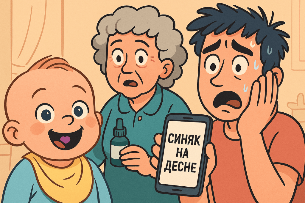 Гематома прорезывания зубов