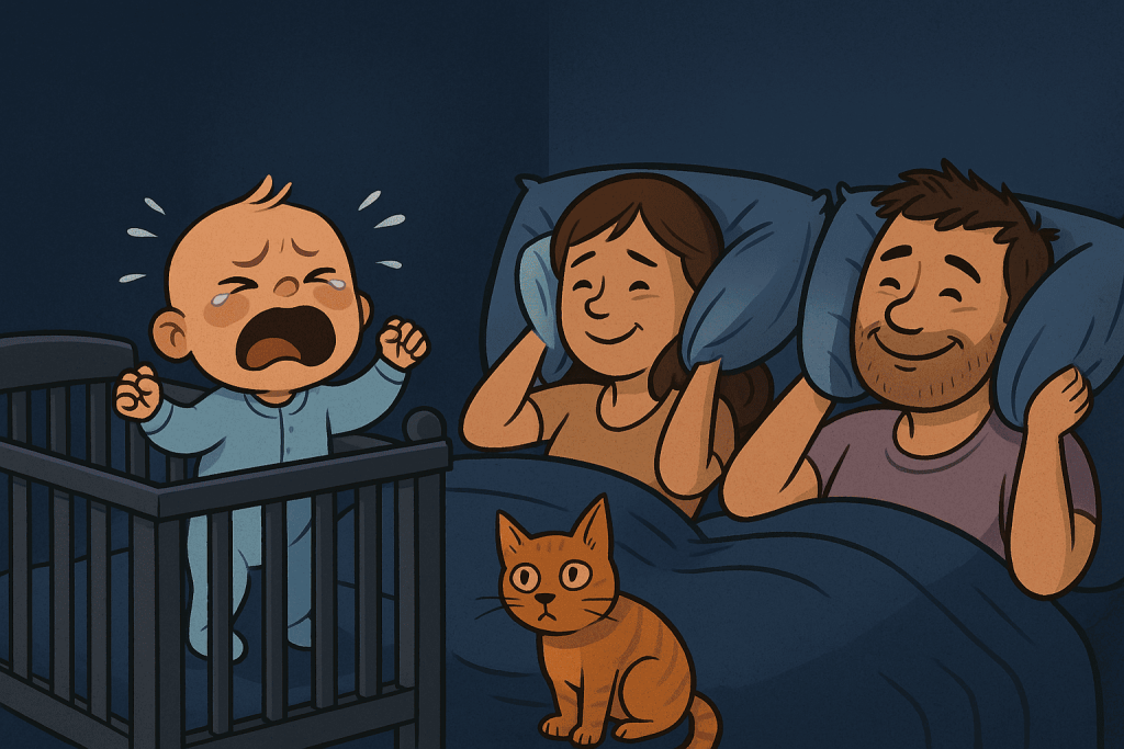 Зубы у детей режутся ночью