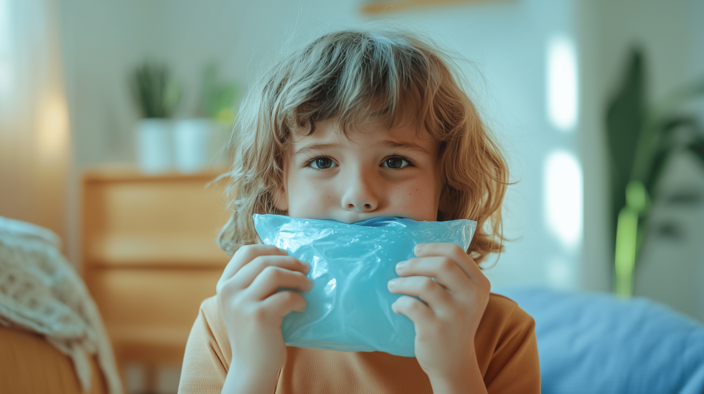 Ребенок ударился зубами